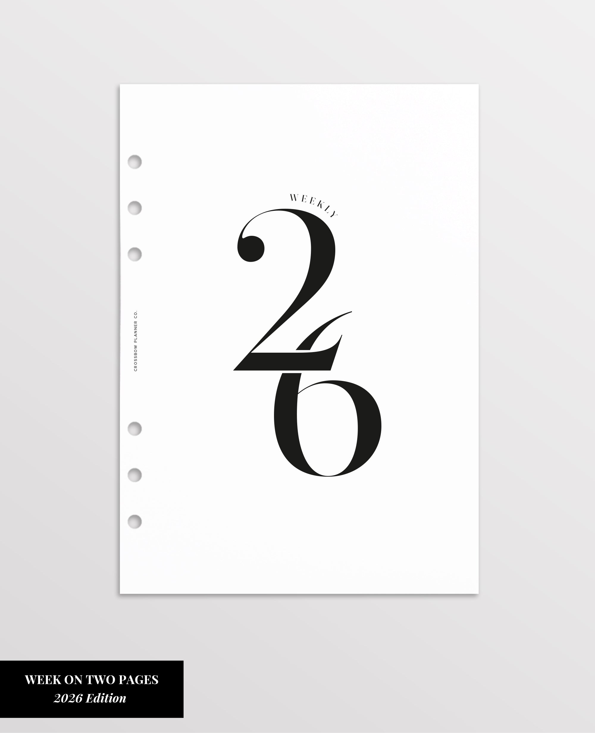 2026 weekly planner pages a5