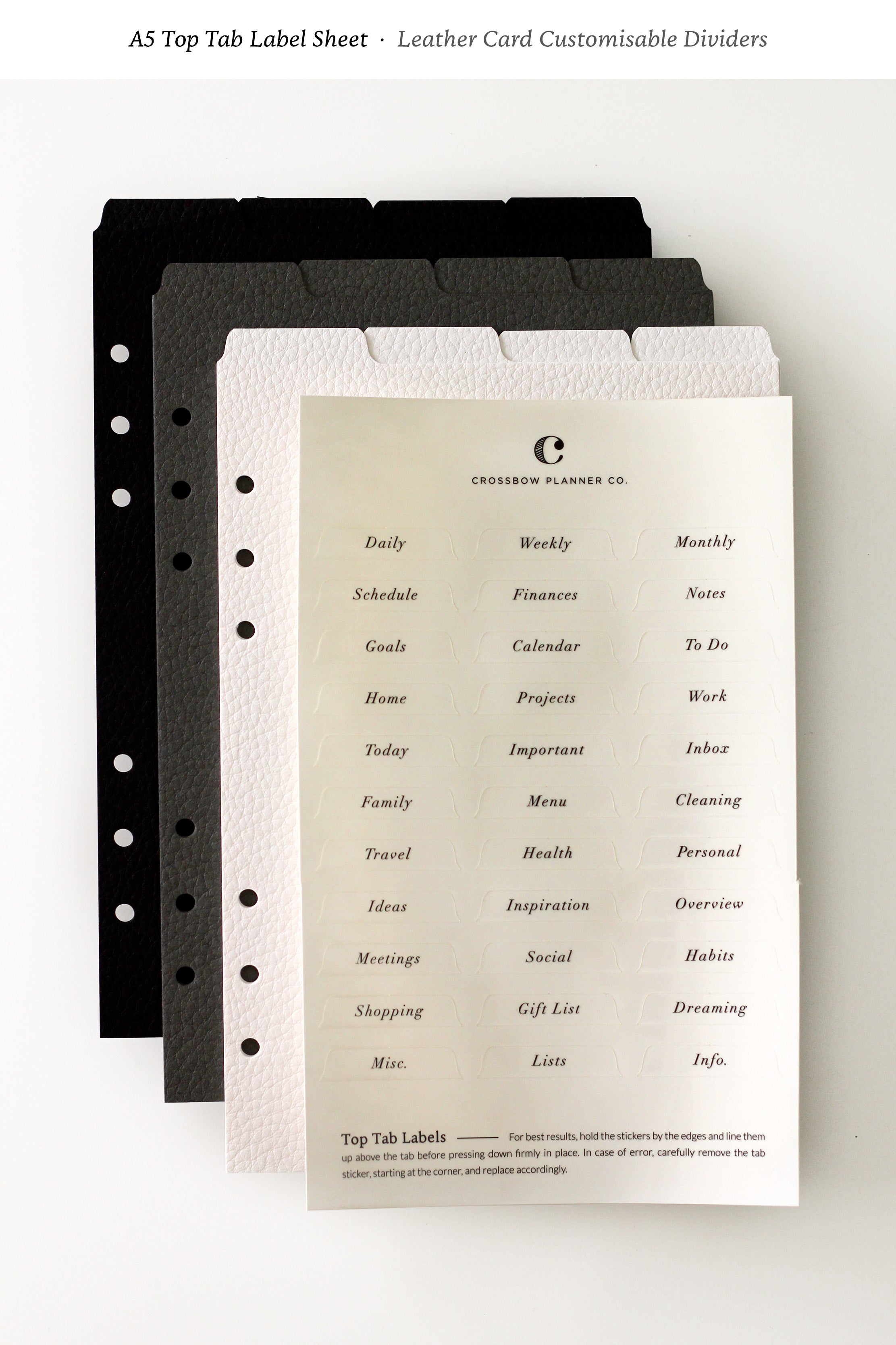 crossbow planner co dividers