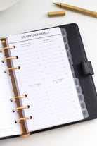 student goal planner insert