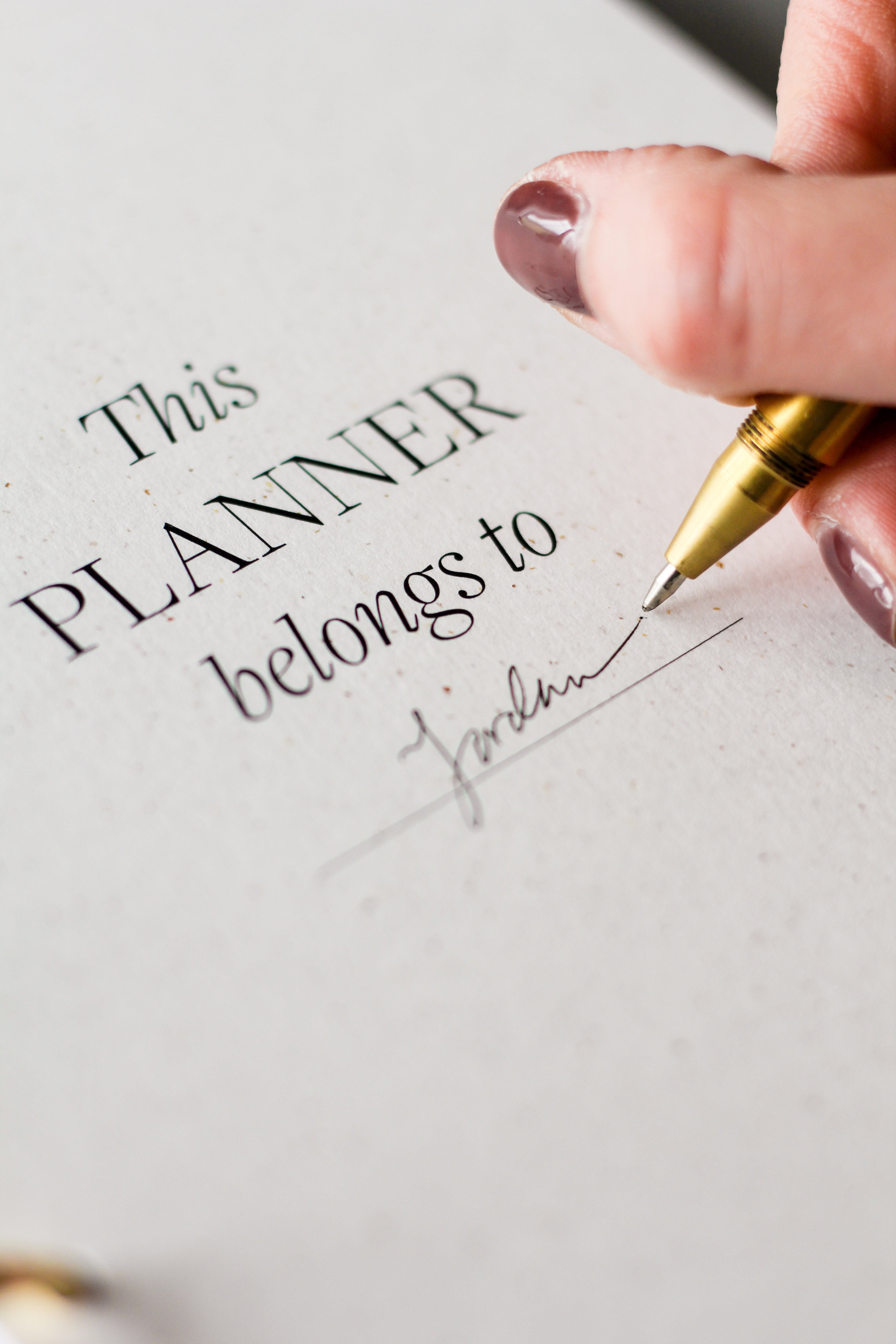 textured planner dashboard