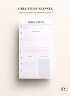 printable personal bible study inserts