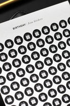 birthday planner stickers uk