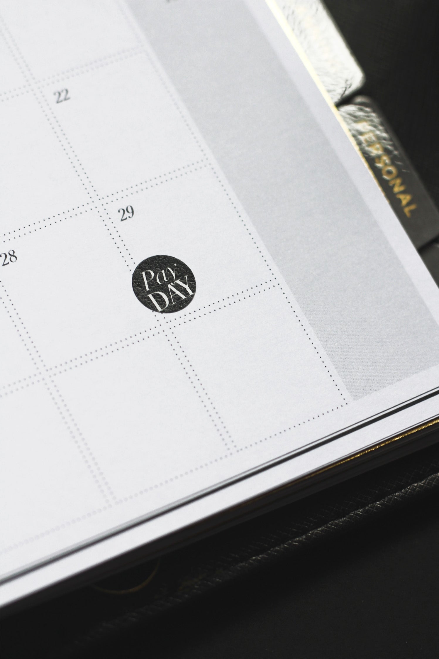 payday planner stickers