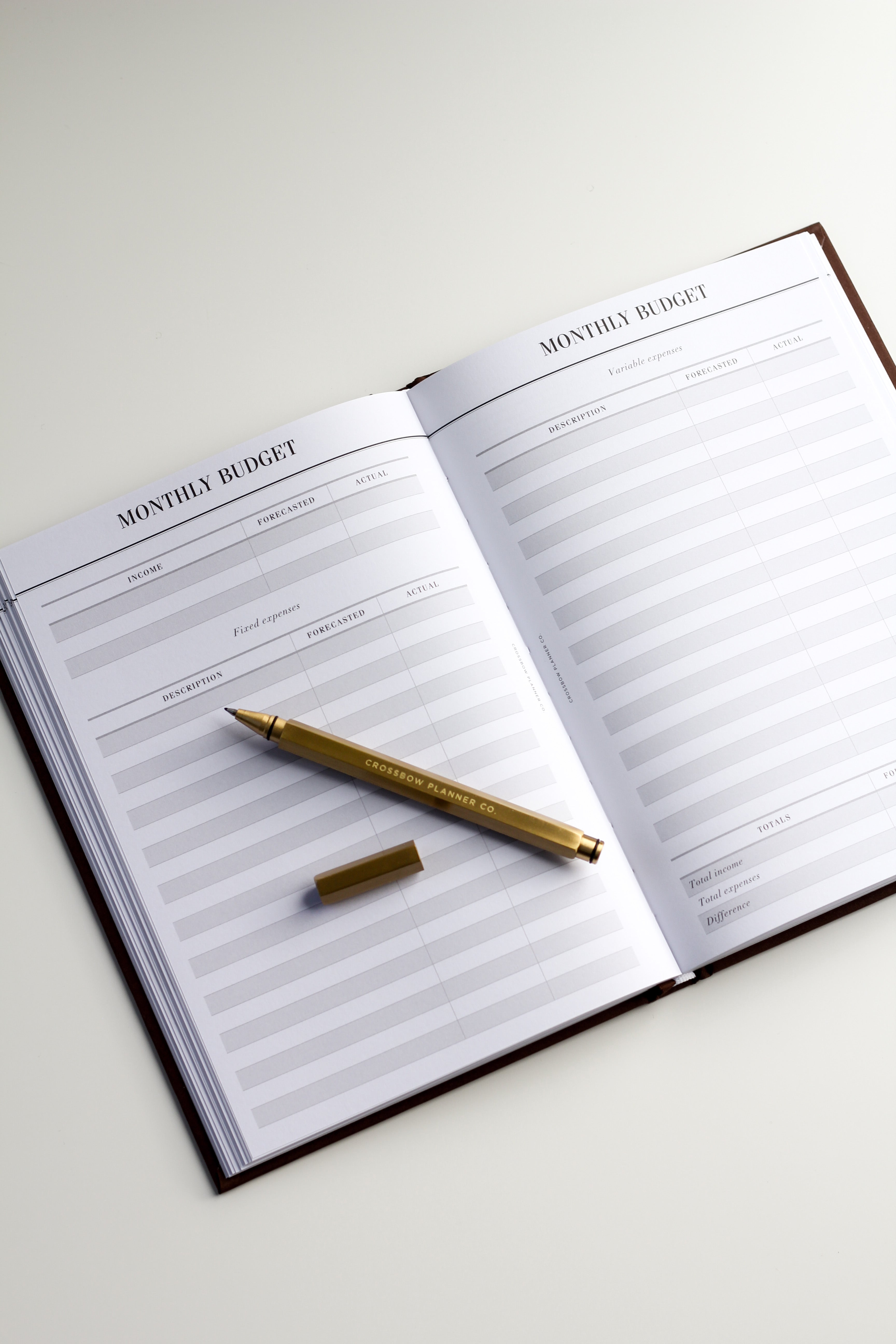 budget notebook