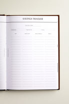 budgeting book savings tracker