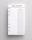 personal meal planner inserts