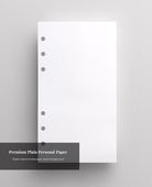 plain personal size 6 ring refill