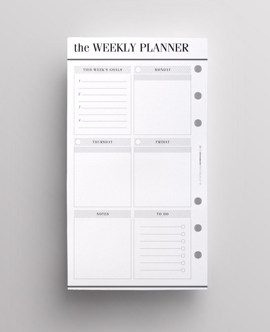 WO2P Personal Planner Inserts
