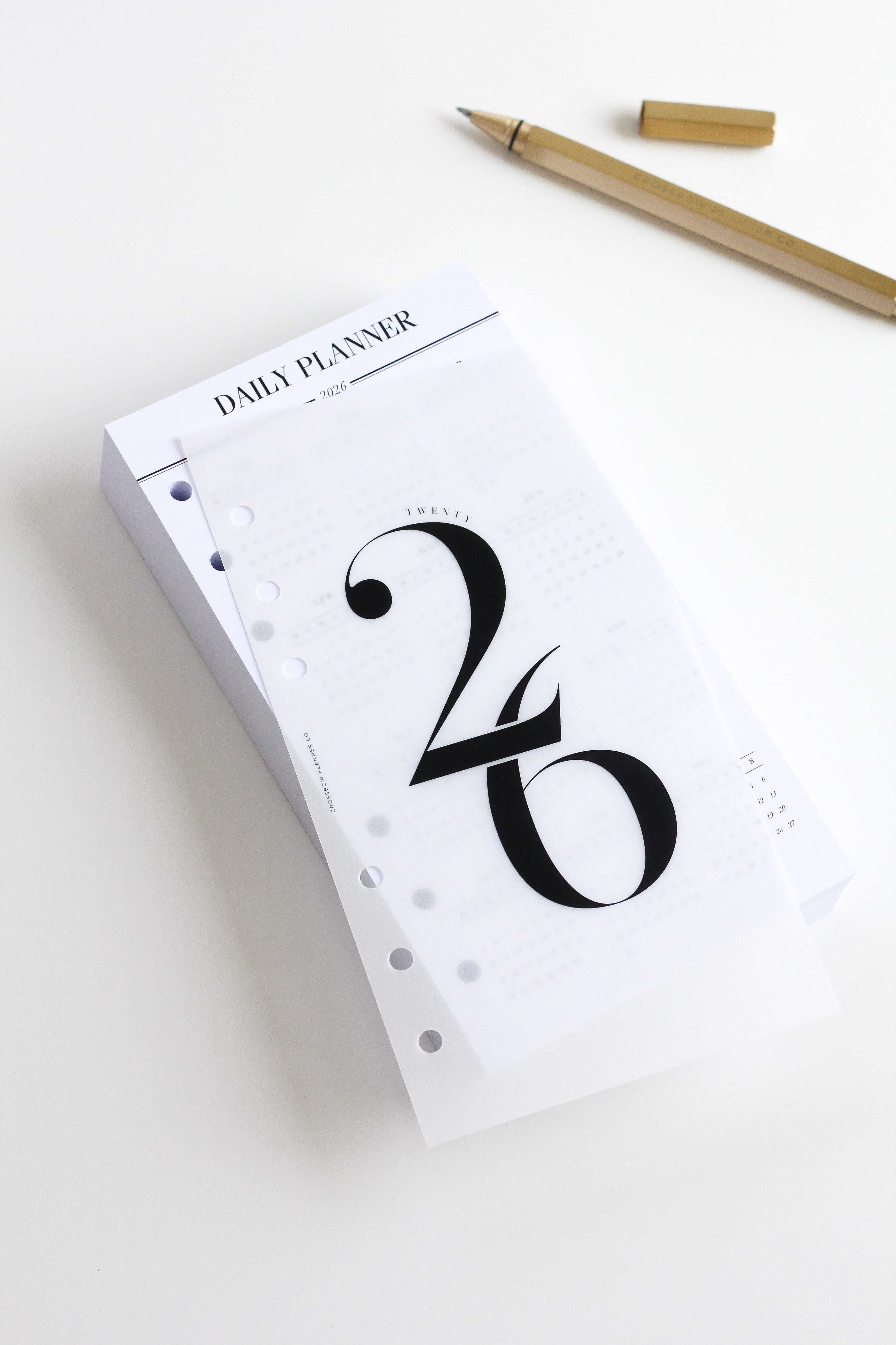 2026 personal daily planner inserts