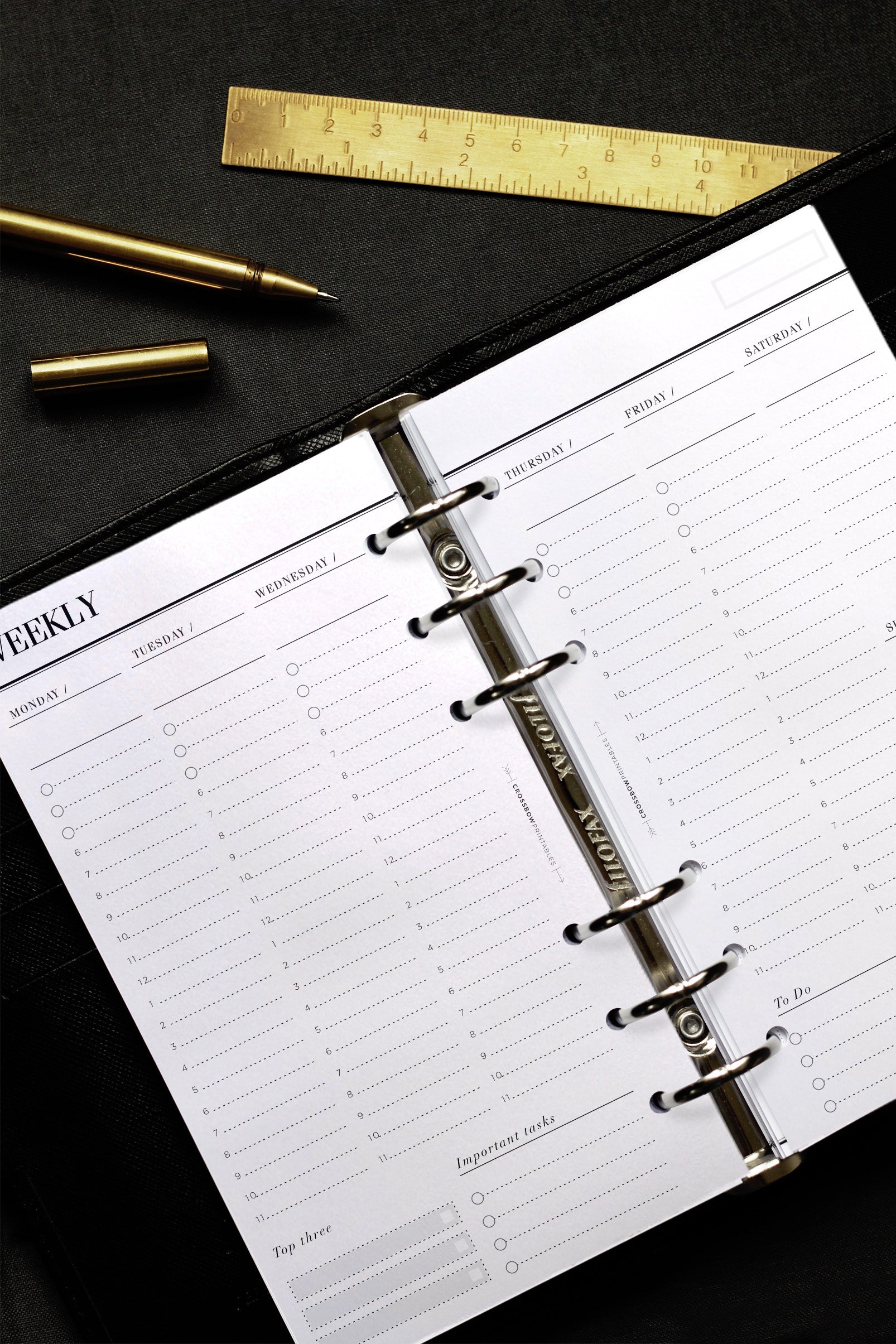 crossbow printables planner inserts