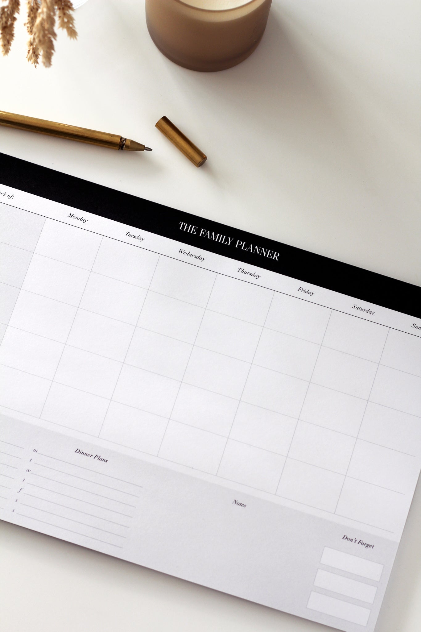 family weekly calendar