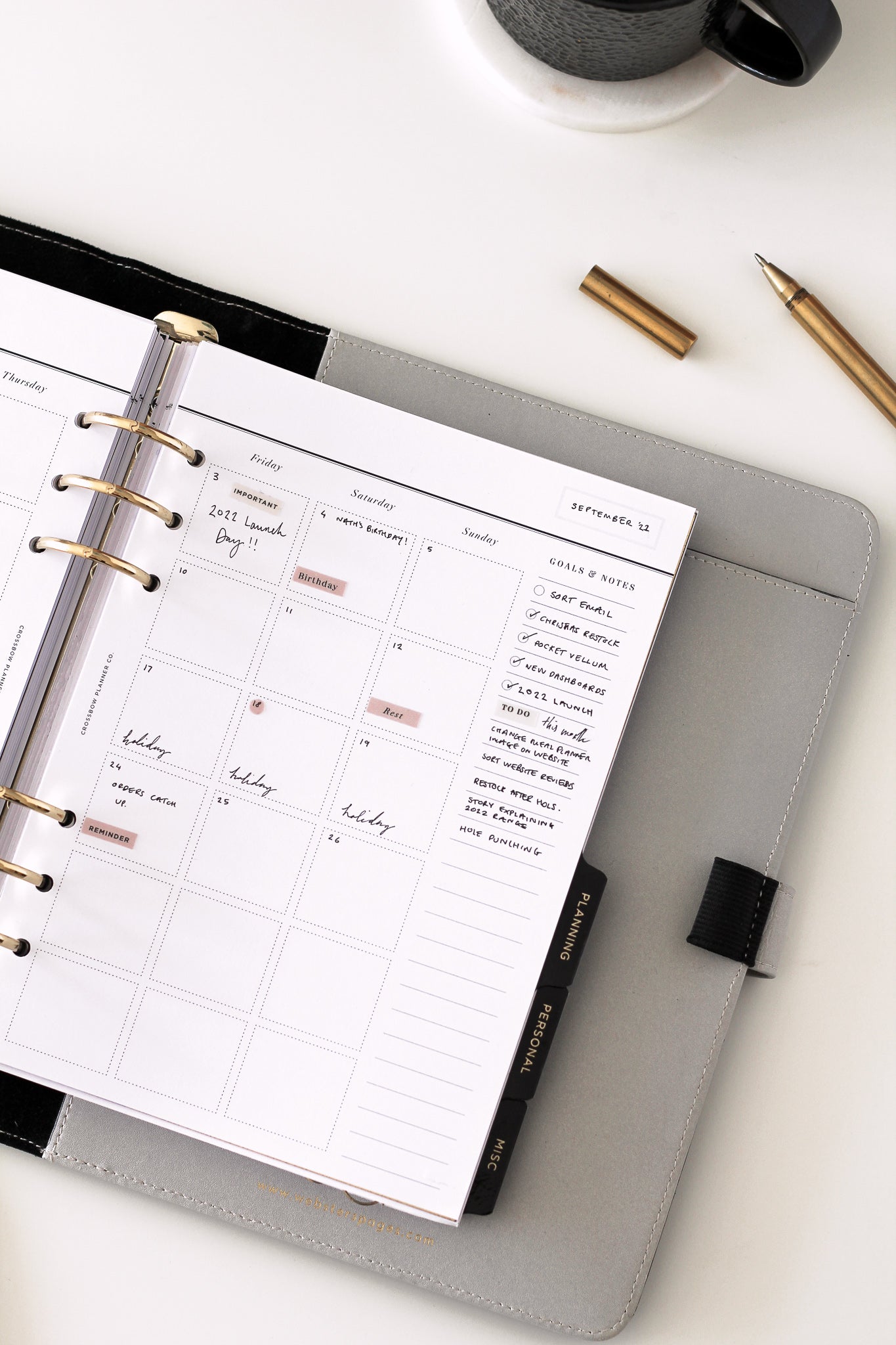 minimal planner stickers