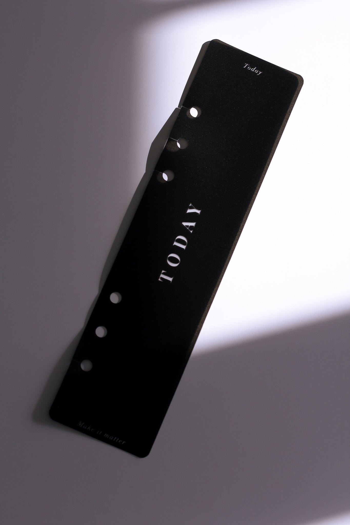 black planner bookmark