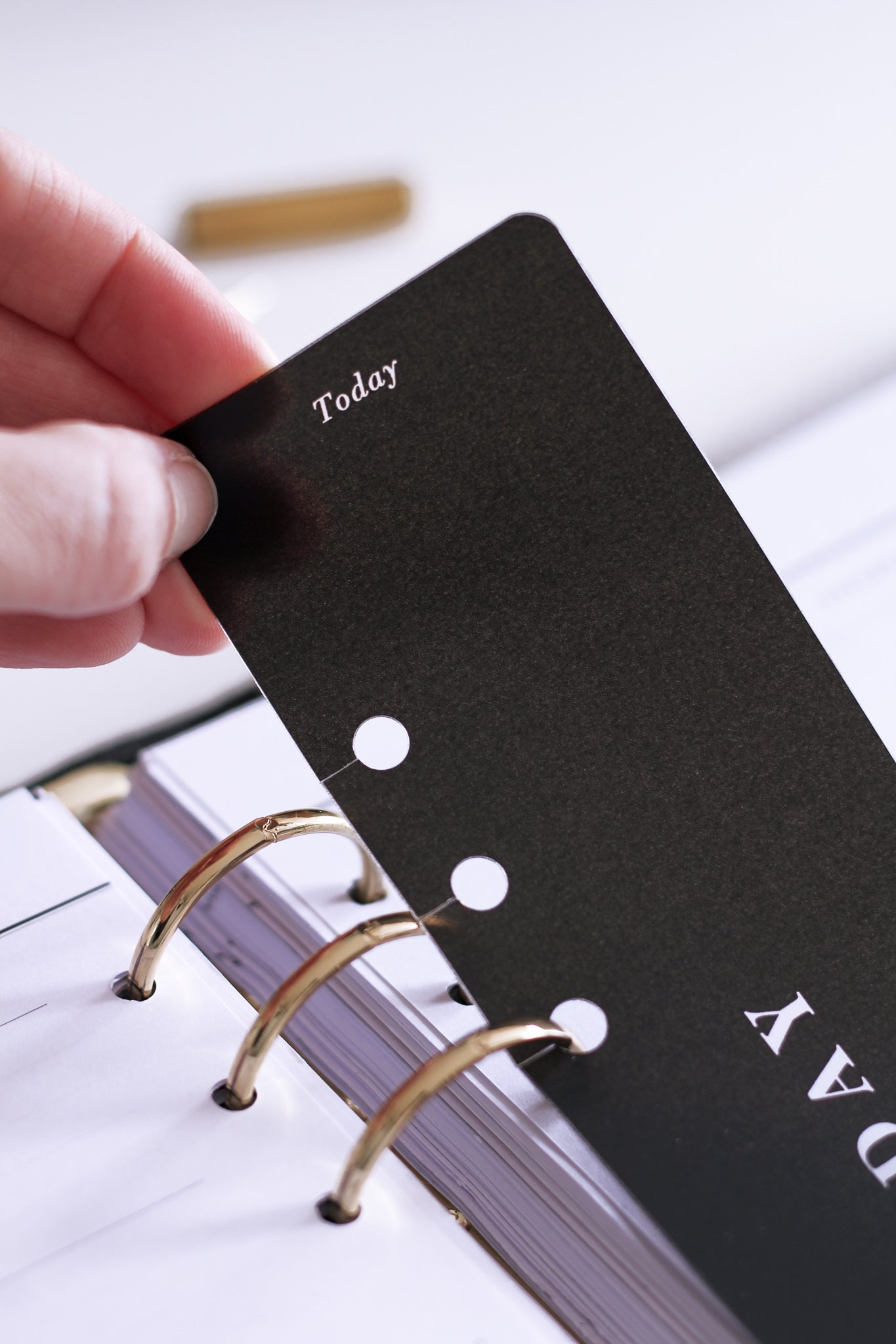 filofax planner bookmark