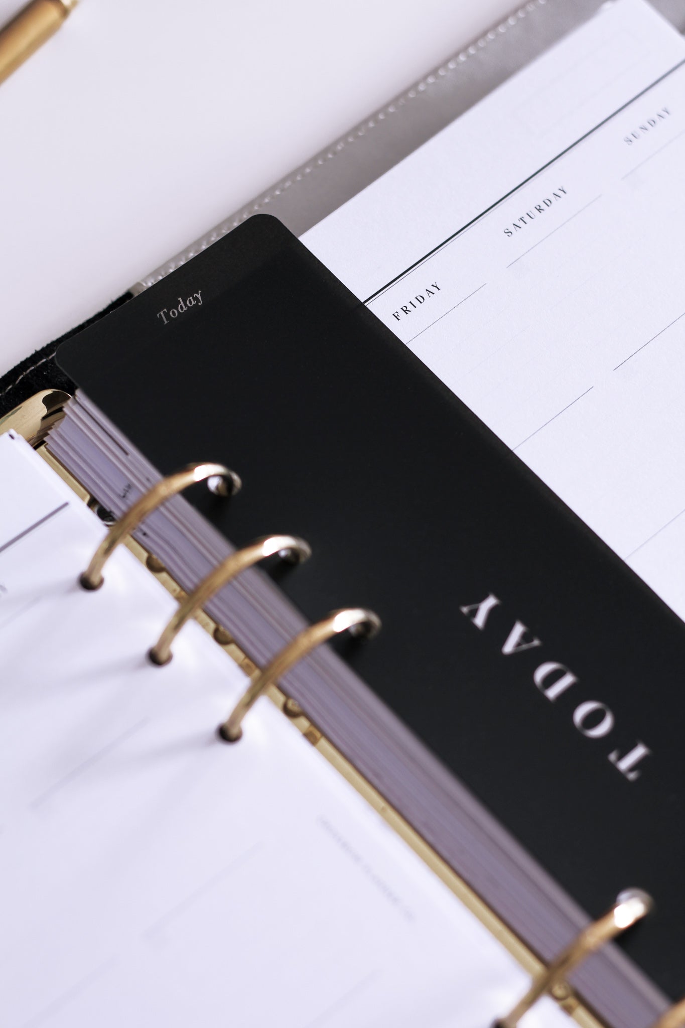 filofax ruler bookmark