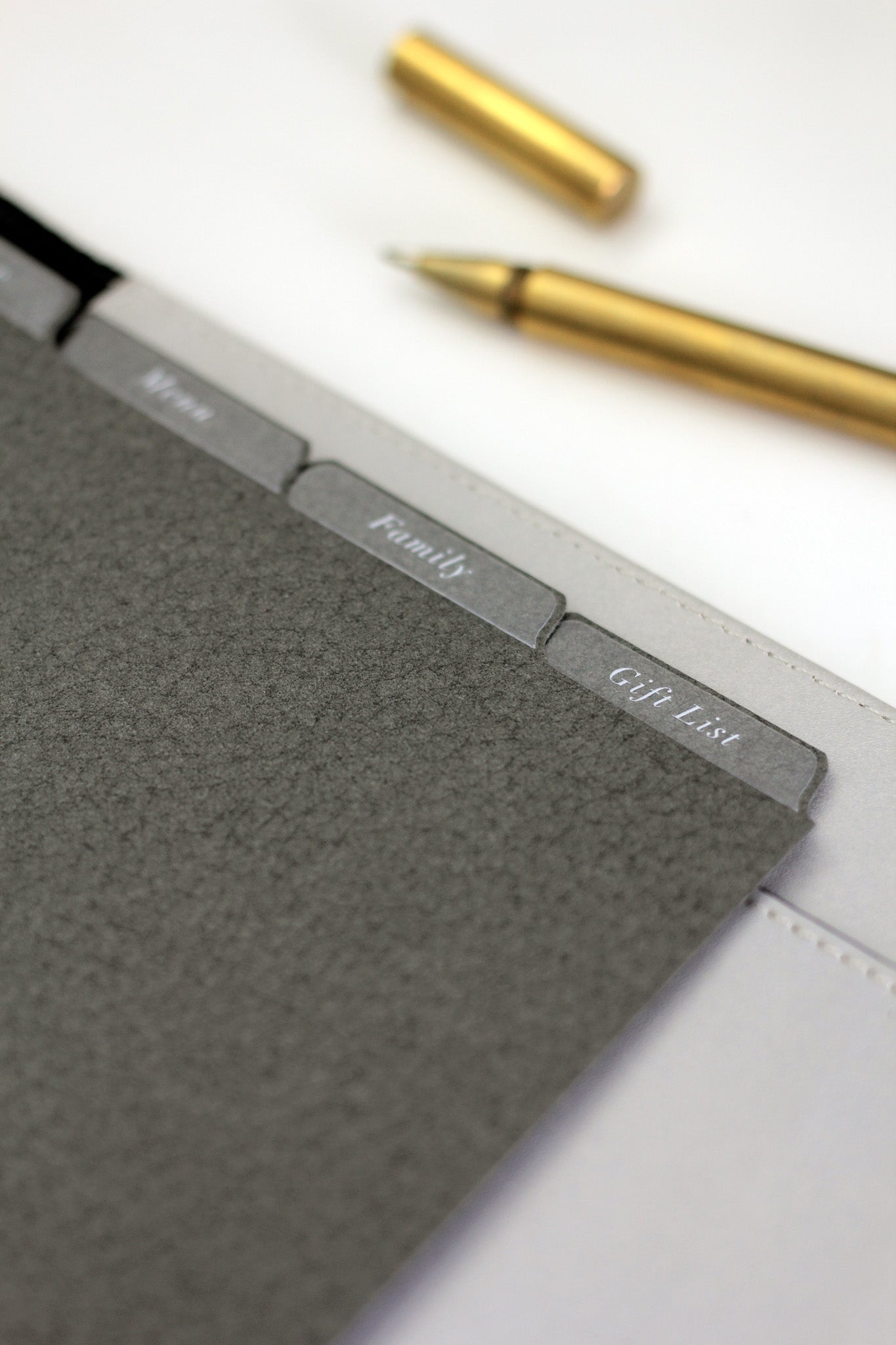 customisable planner dividers top tab