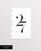 pocket weekly refill 2027