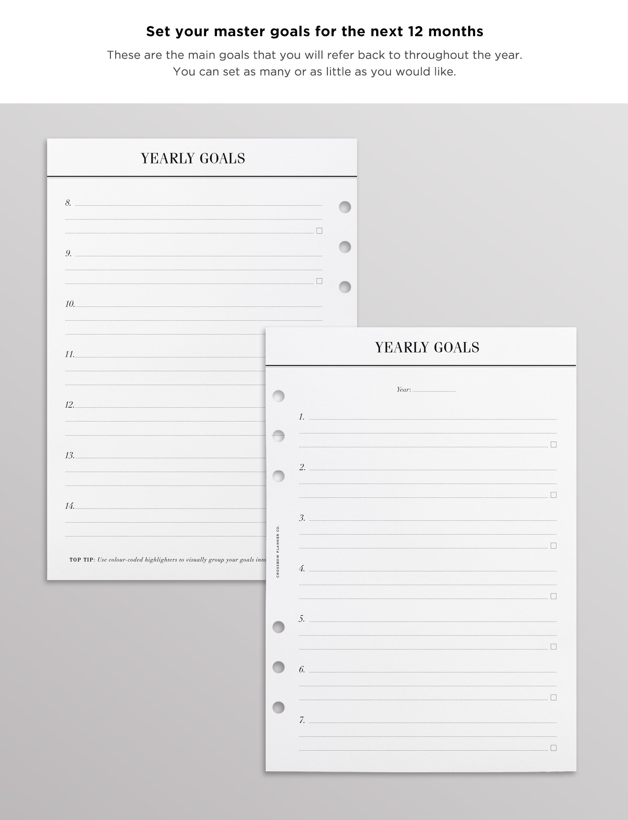 minimal goal planner inserts