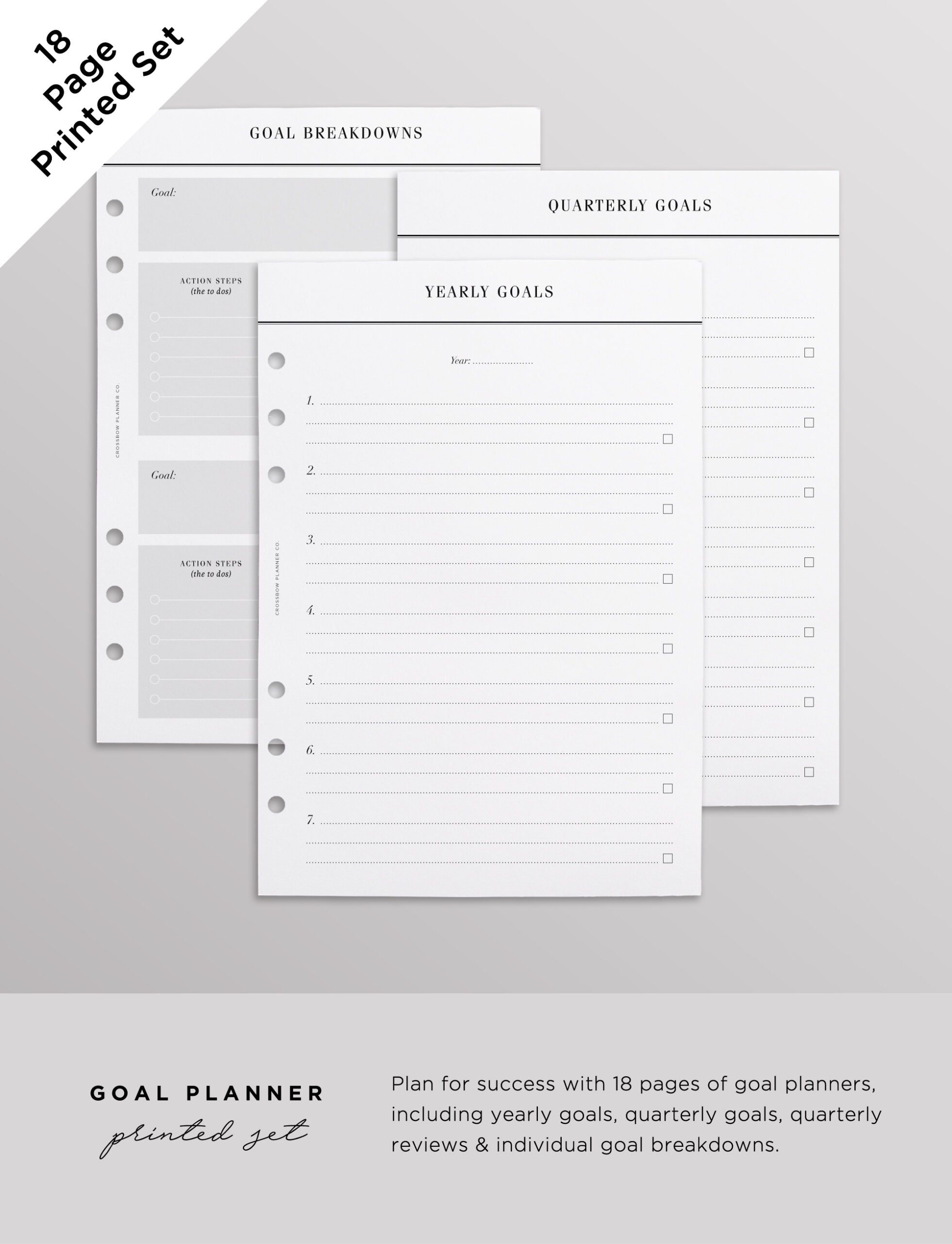 Goal Planner Pack