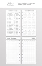 mid year filofax refill