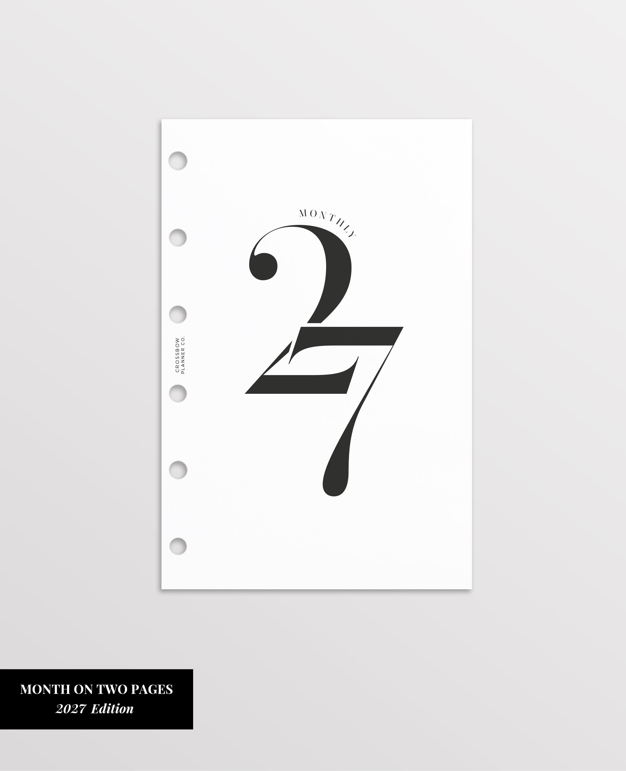 2027 pocket filofax monthly refill