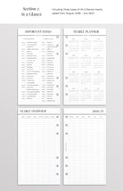 college planner refill 