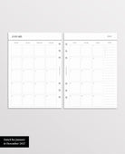 monthly refills for filofax 2027