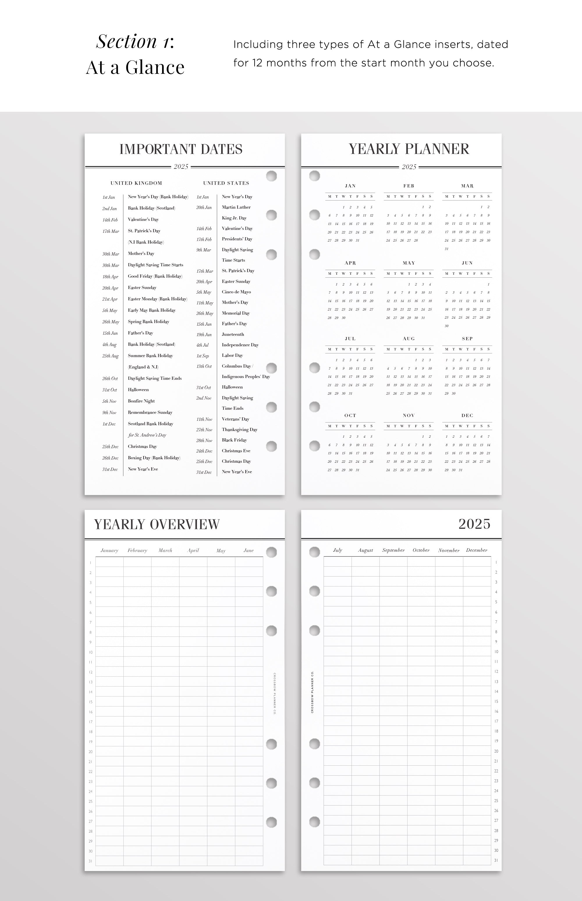 2025-personal-planner-inserts-filofax-personal-refills-2025-crossbow-planner-co for Free Printable Personal Planner Inserts 2025 Personal Planner Inserts | Filofax Personal Refills 2025 – Crossbow Planner Co. for Free Printable Personal Planner Inserts