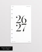 weekly planner refill 2026-2027 personal size
