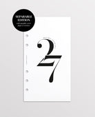 2027 monthly filofax personal size