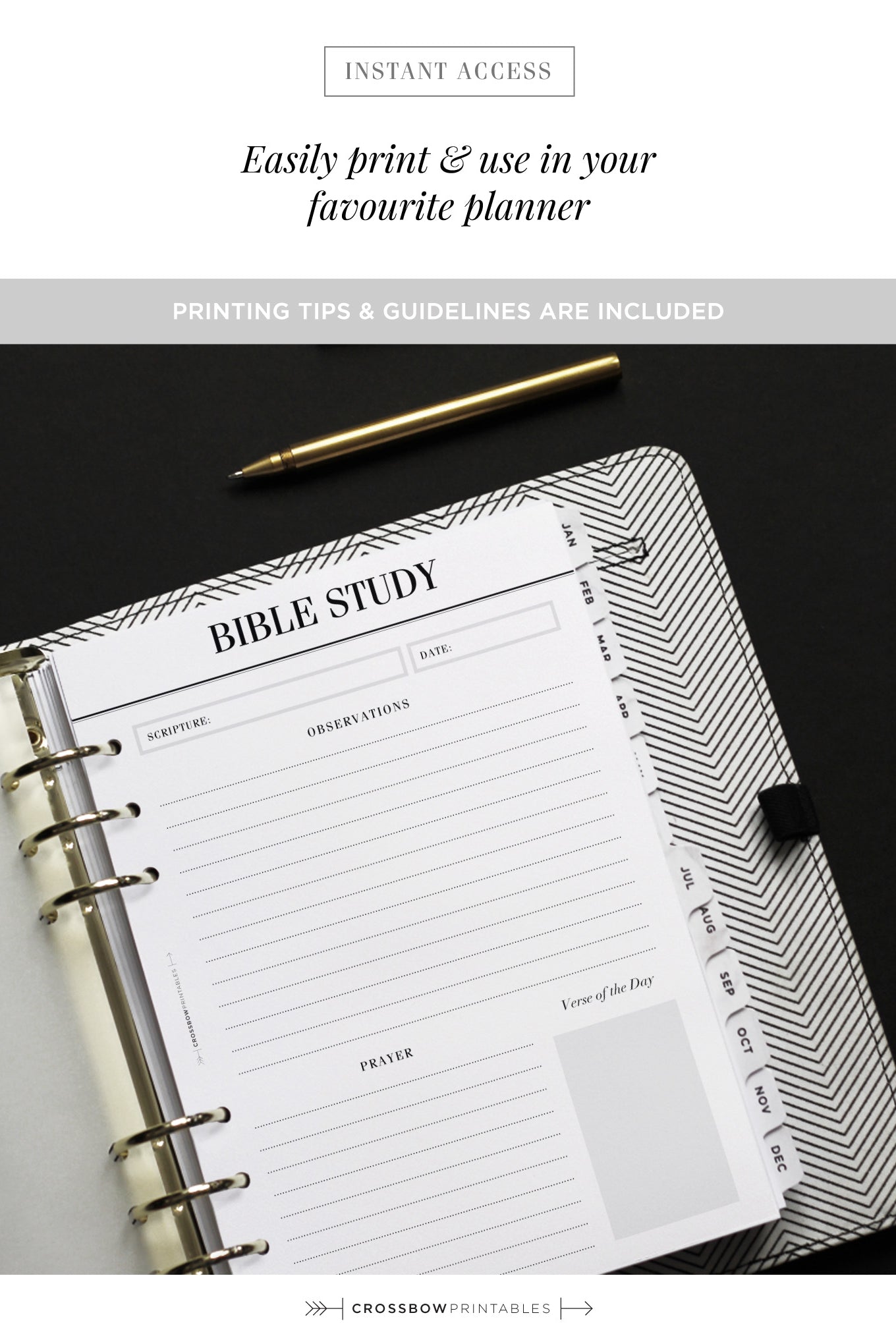 printable a5 christian planner inserts