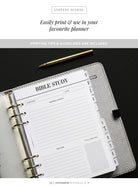 printable a5 christian planner inserts
