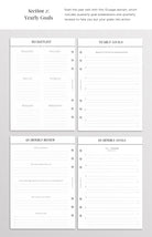 mid year filofax inserts A5