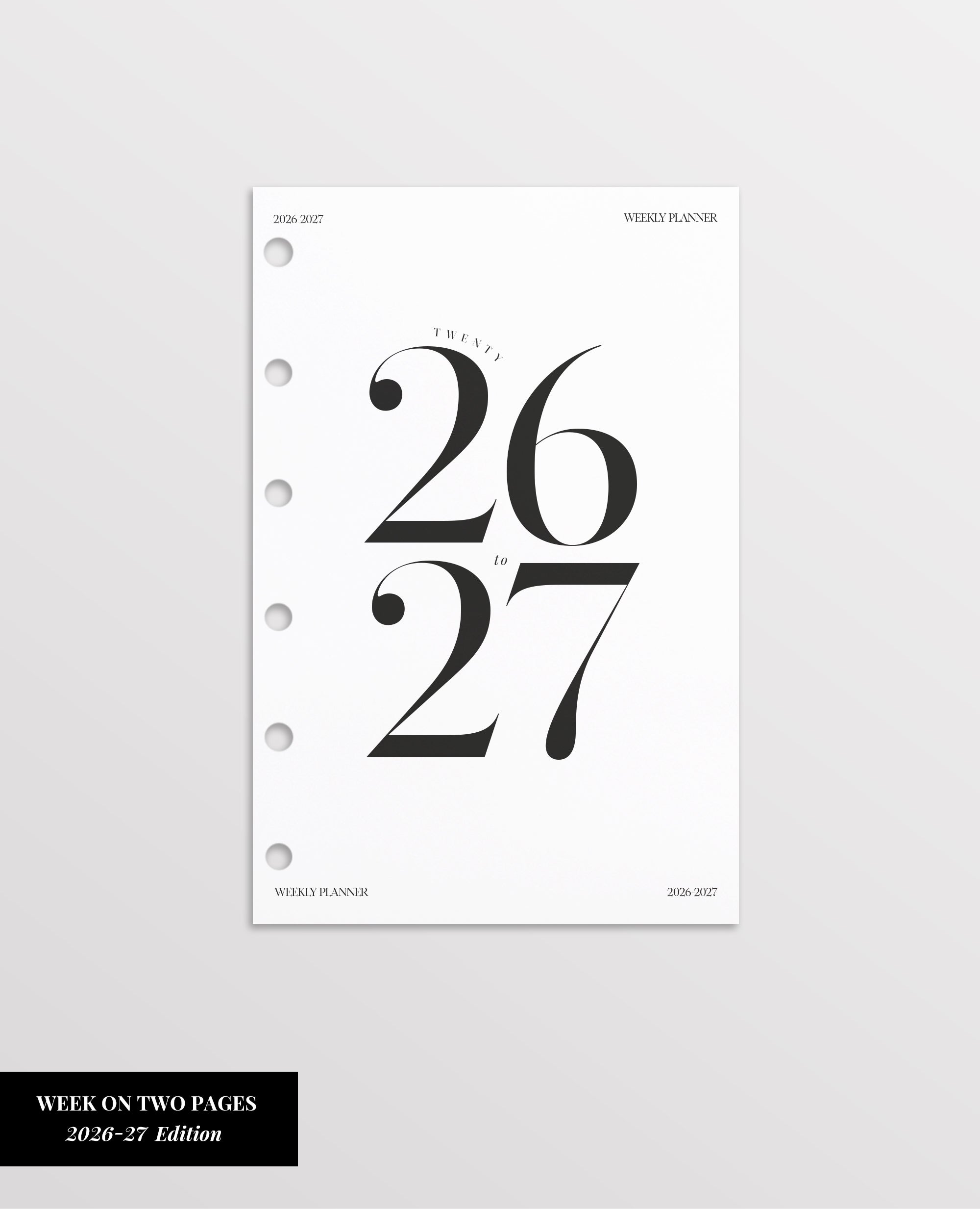 pocket size weekly refill 2026-2027