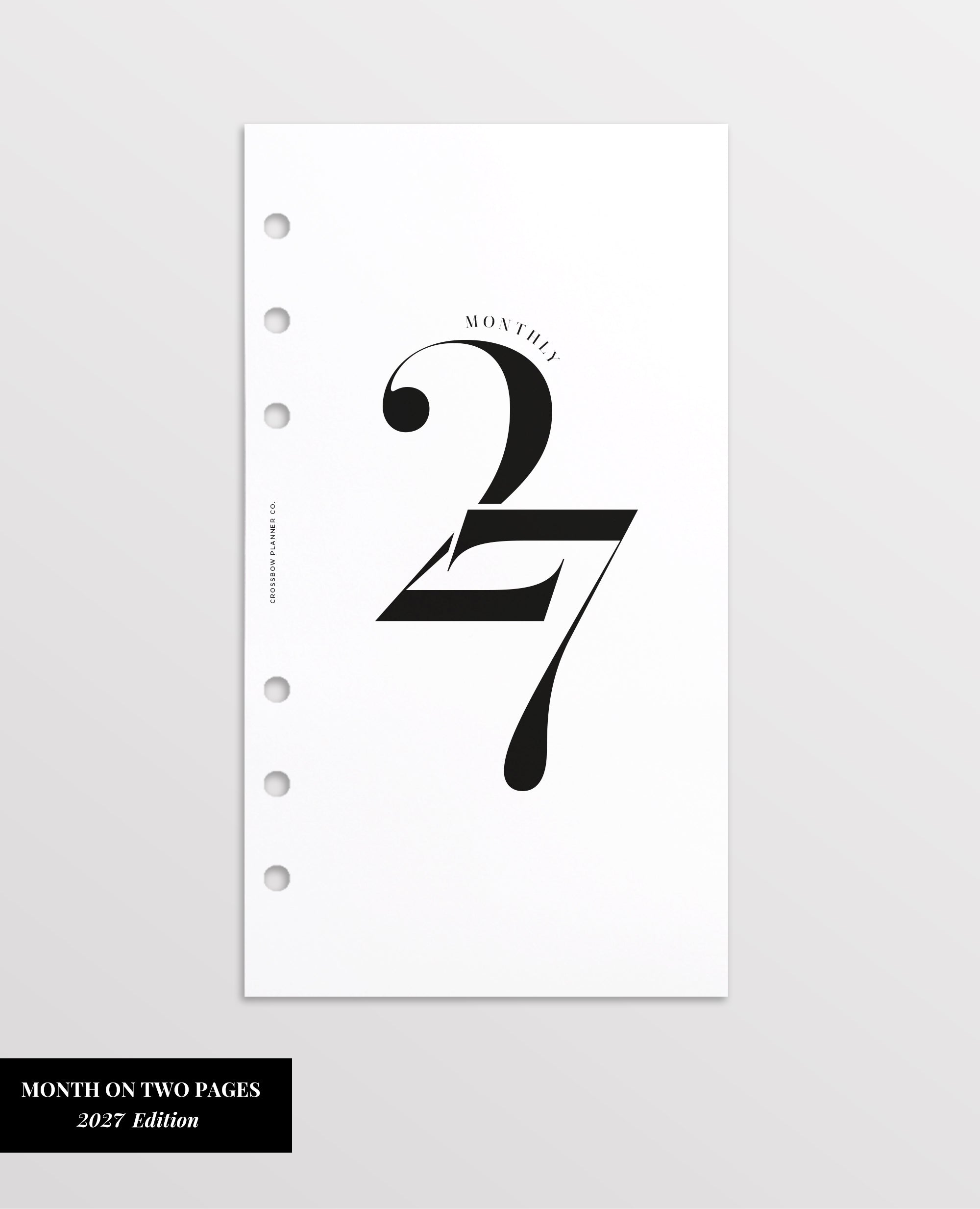 2027 monthly planner refill personal
