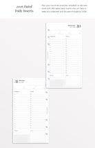 2026 day per page inserts Filofax personal