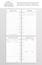 filofax personal student planner 2026-2027