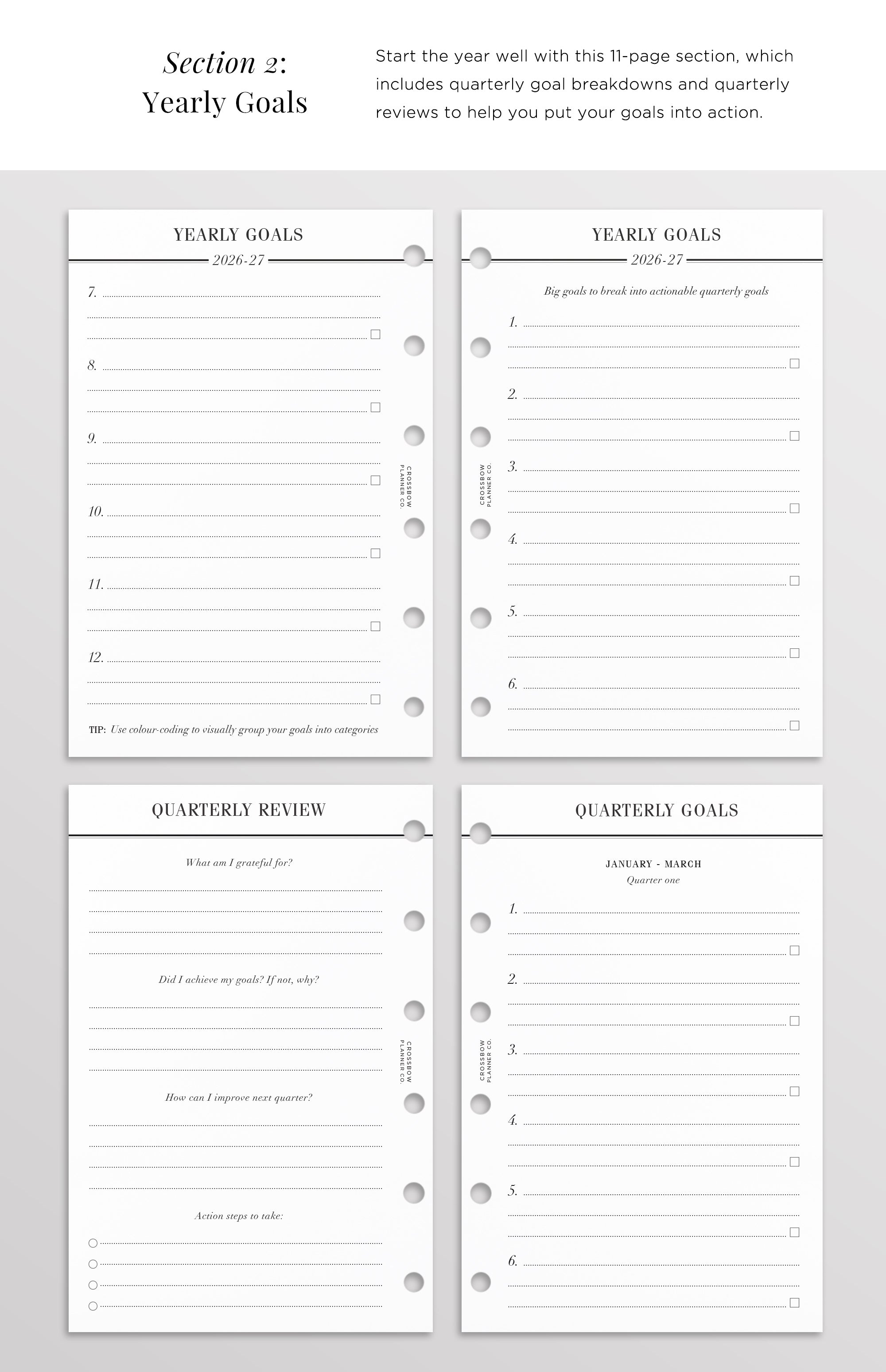 filofax pocket refills 2026-2027