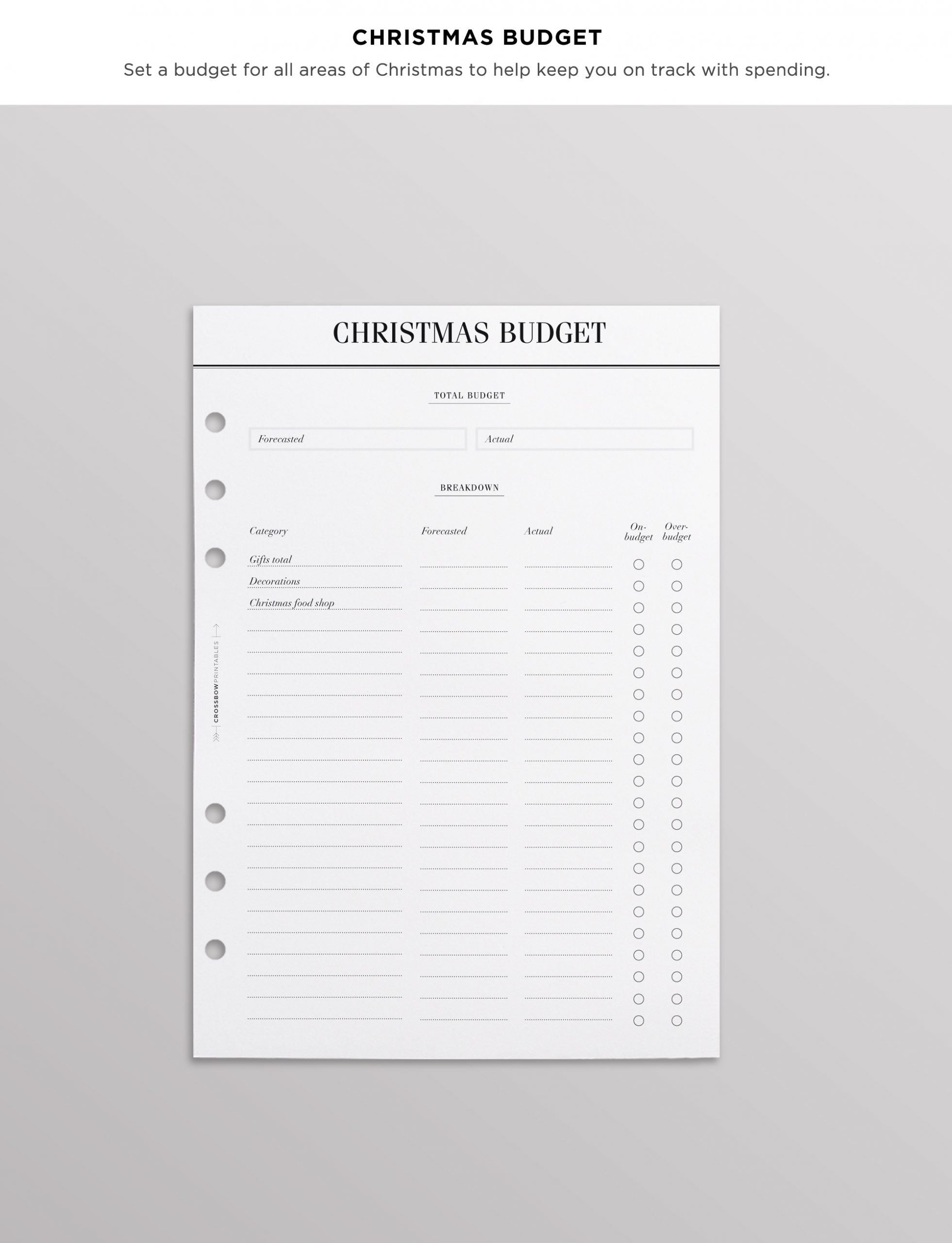 a5 filofax christmas planner