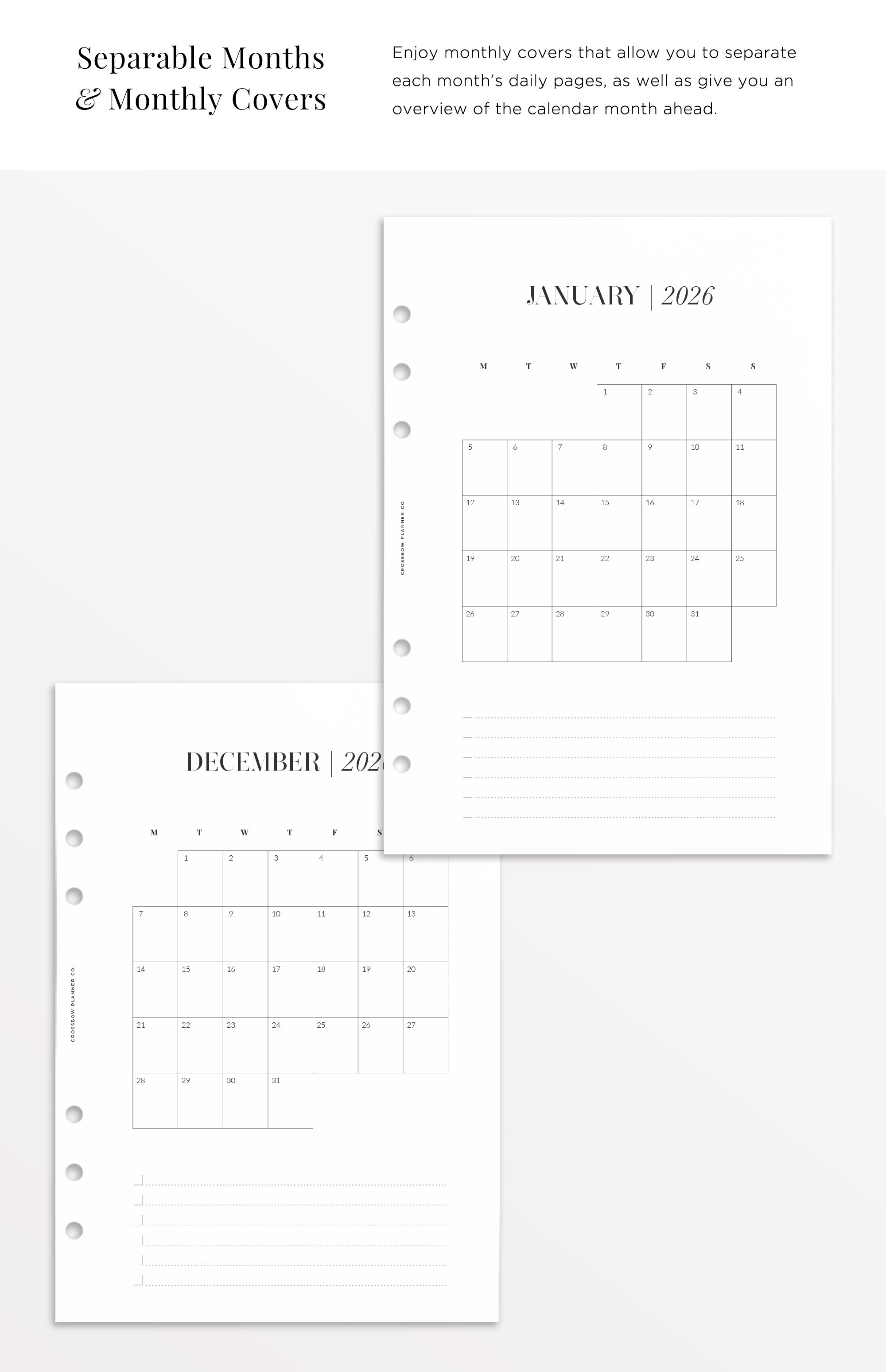 2026 day per page inserts filofax