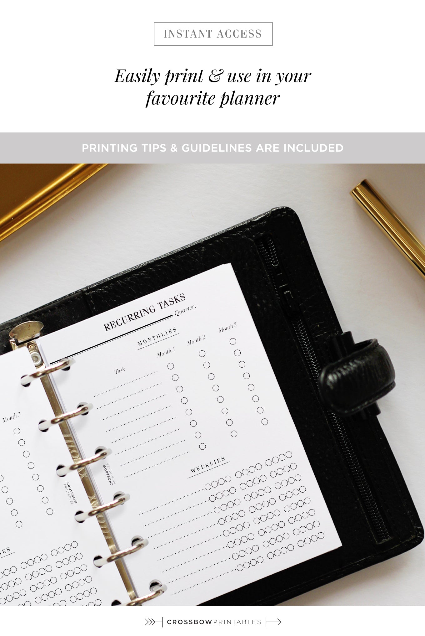 cleaning Printable Pocket Planner Inserts