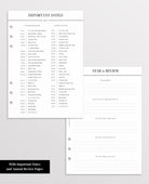 a5 planner refills 2027