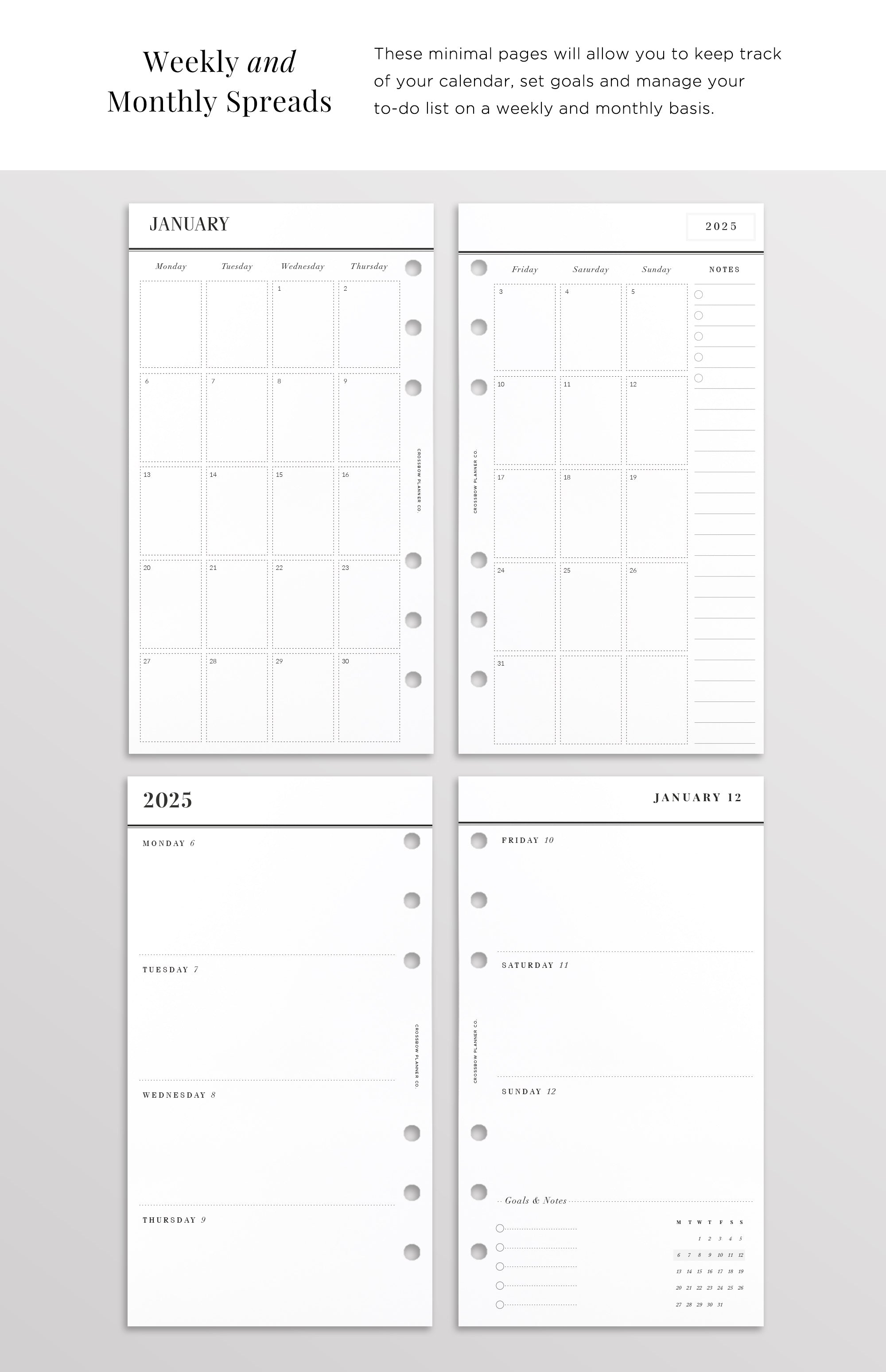2025 Personal Planner Inserts | Filofax Personal Refills 2025 – Crossbow Planner Co. 2025-personal-planner-inserts-filofax-personal-refills-2025-crossbow-planner-co