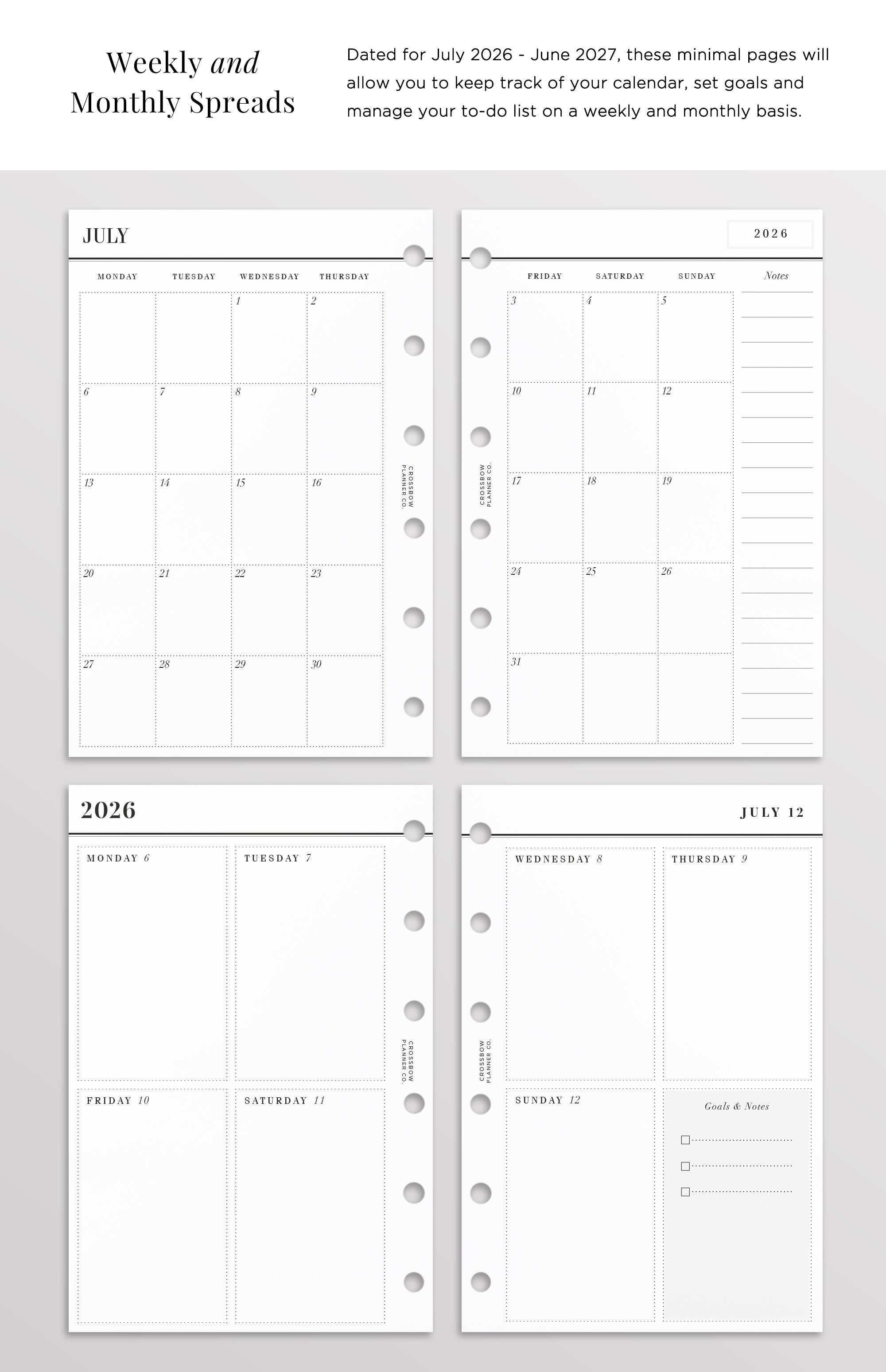 2026-27 Louis Vuitton Agenda inserts