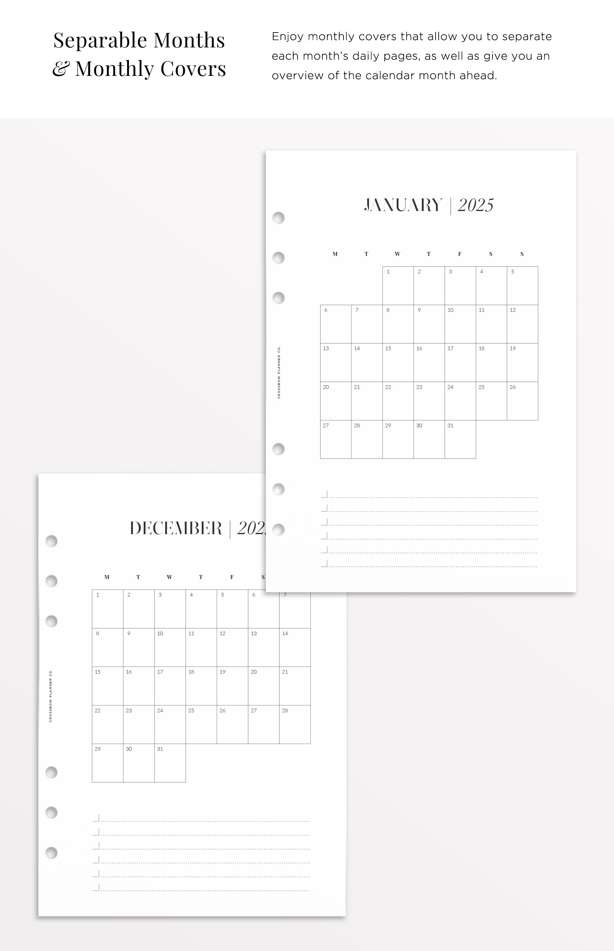 2025 day per page inserts filofax