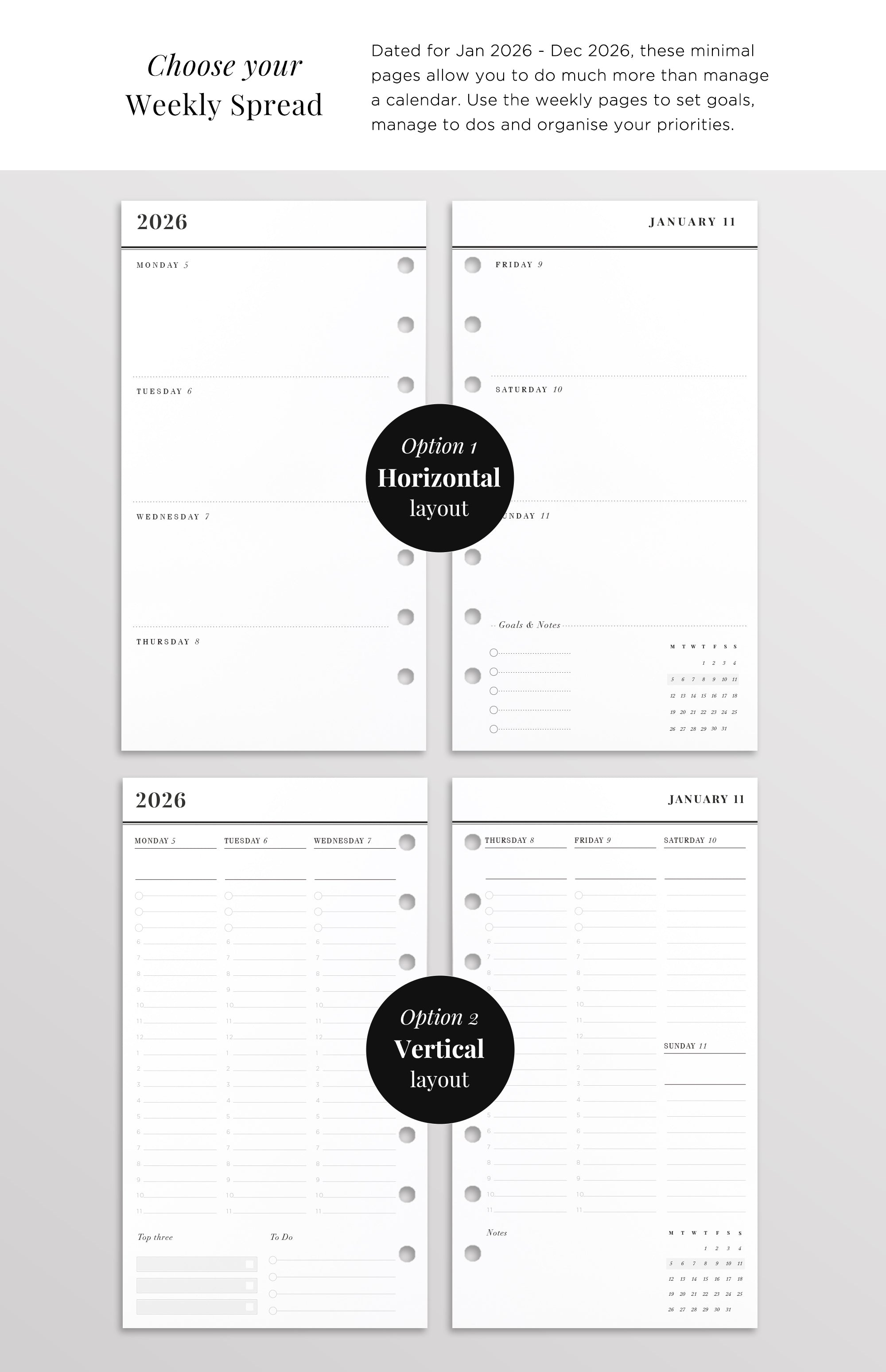 2026 filofax personal refills
