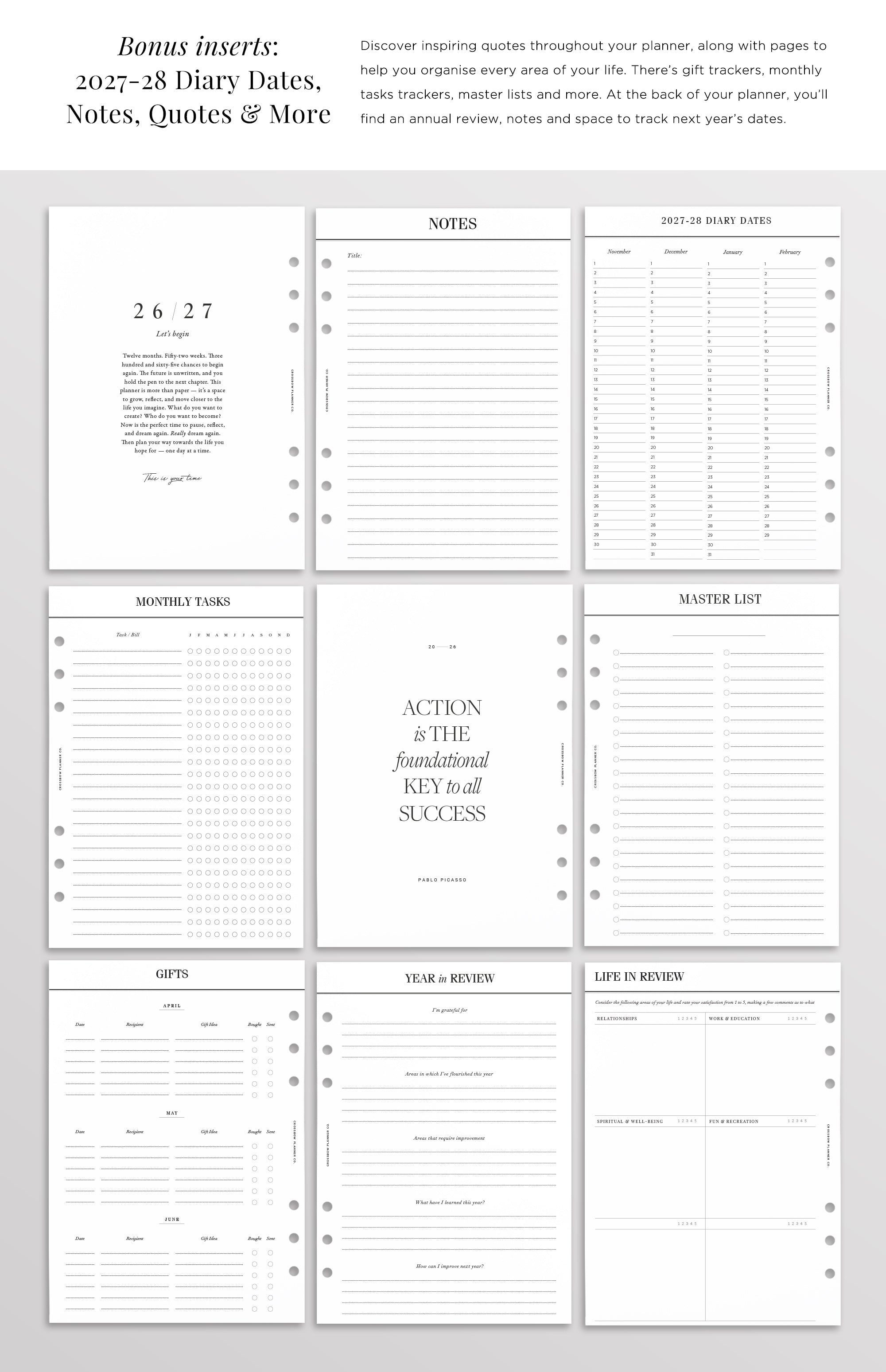 2026-2027 Louis Vuitton GM Agenda refill