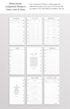 filofax personal student planner refill