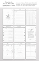 2026-27 filofax inserts