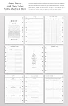 2027 refill set pocket planner